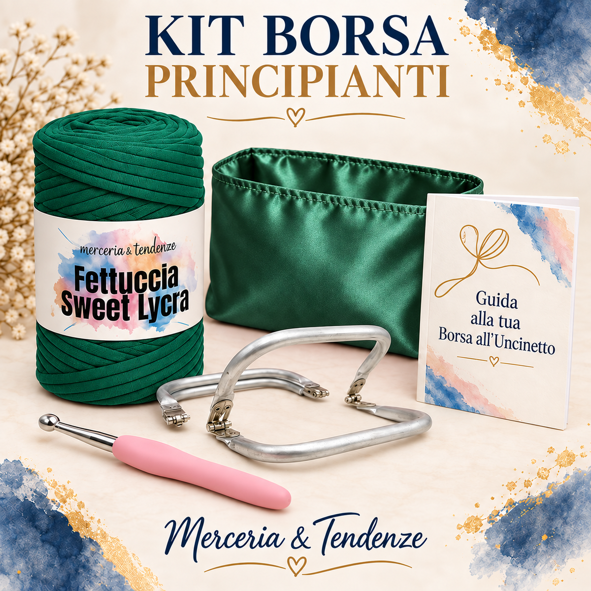 Kit Borsa Principianti – Verde Gucci con fodera verdone