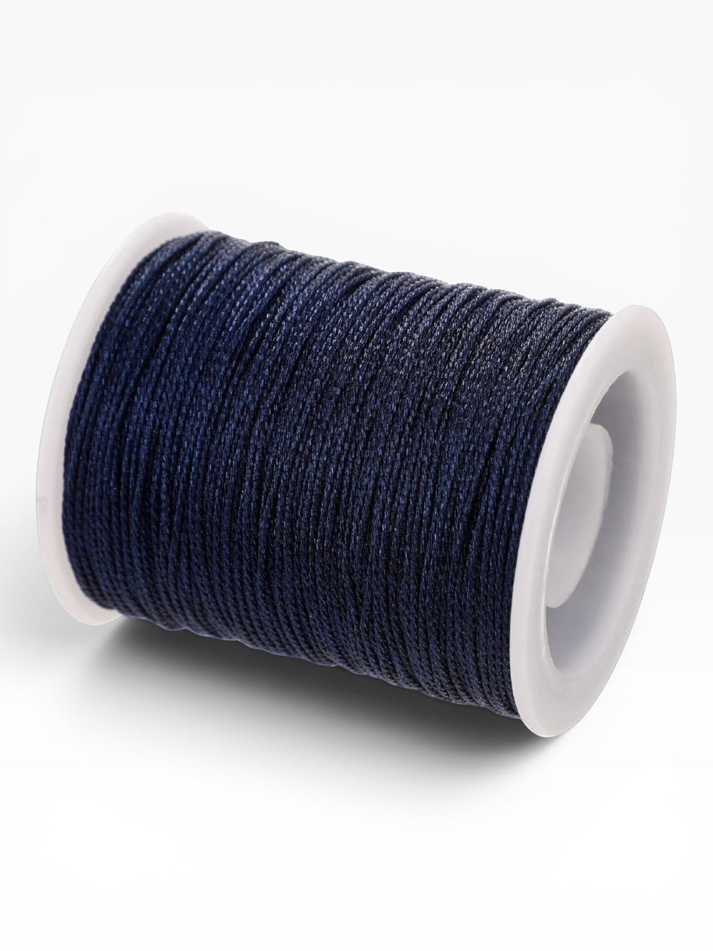 Rocchetto di filato gioiello blu scuro Scintilla Fine 0,7 mm di Merceria & Tendenze per bijoux e uncinetto