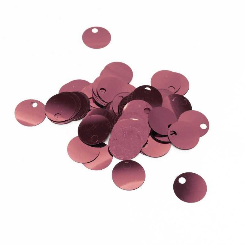 Paillettes Lisce per Borse e Creazioni - Misura ⌀ 2,5 - pacco da 20g con  100 pz CIRCA
