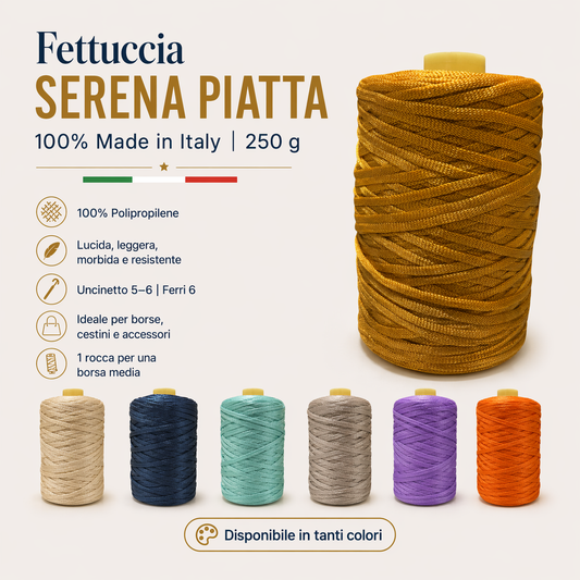Fettuccia Serena Piatta – 100% Made in Italy | 250g |