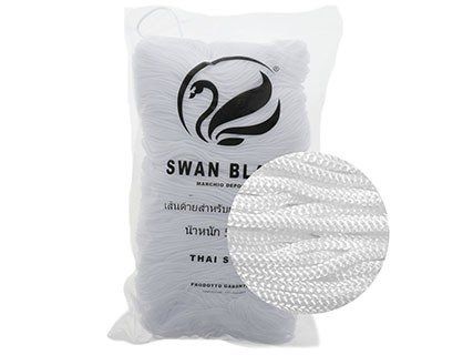 Cordino Swan Black 500g da 2mm